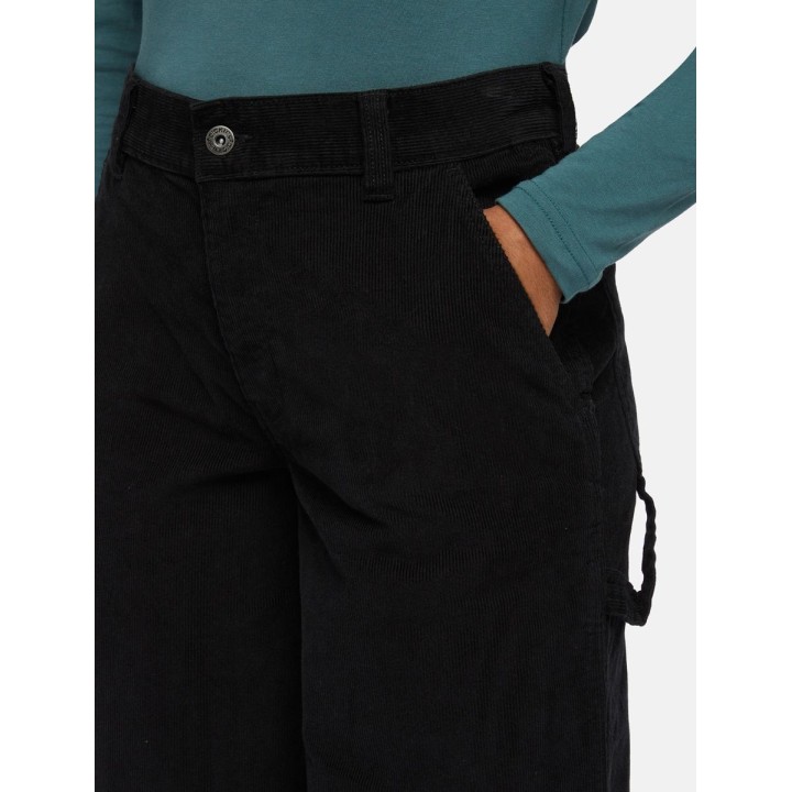 Dickies Denim Pants W Corduroy Carpenter Black - DK0A863ZBLK1