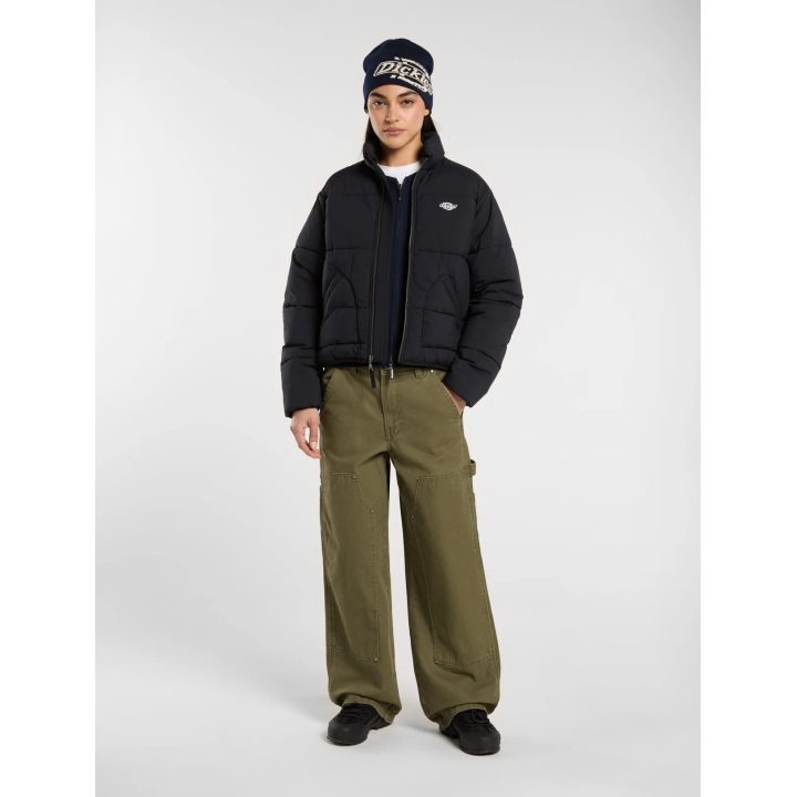 Dickies Pants Double Knee Canvas Military Green - DK0A87POMGR1