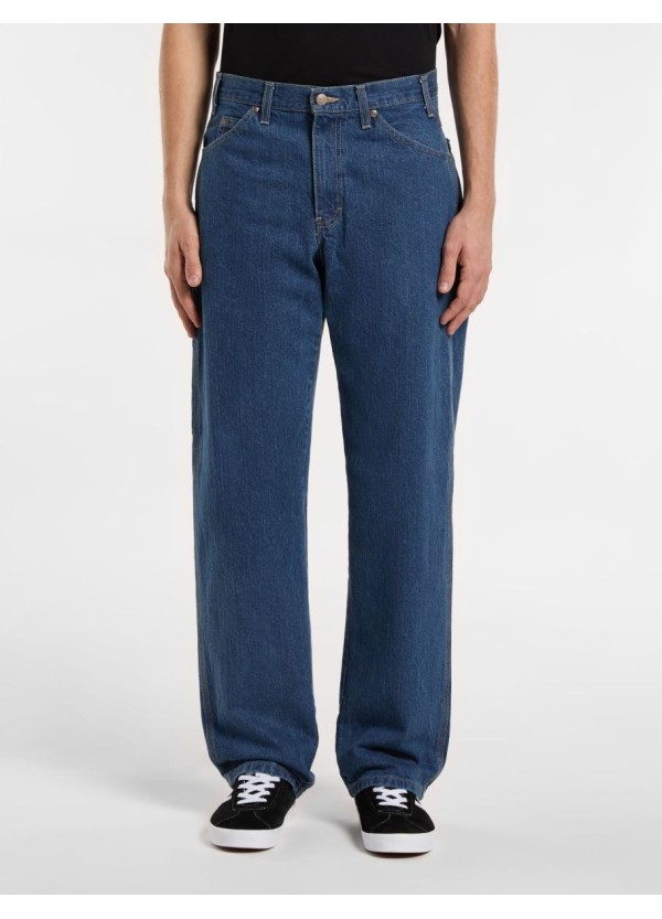 Dickies Pants Denim Relaxed Utility Indigo Blue - DK001993C7K1