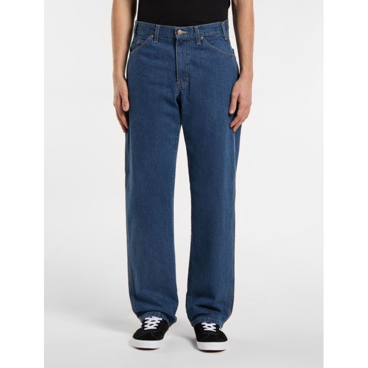 Dickies Pants Denim Relaxed Utility Indigo Blue - DK001993C7K1