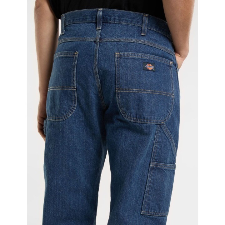 Dickies Pants Denim Relaxed Utility Indigo Blue - DK001993C7K1