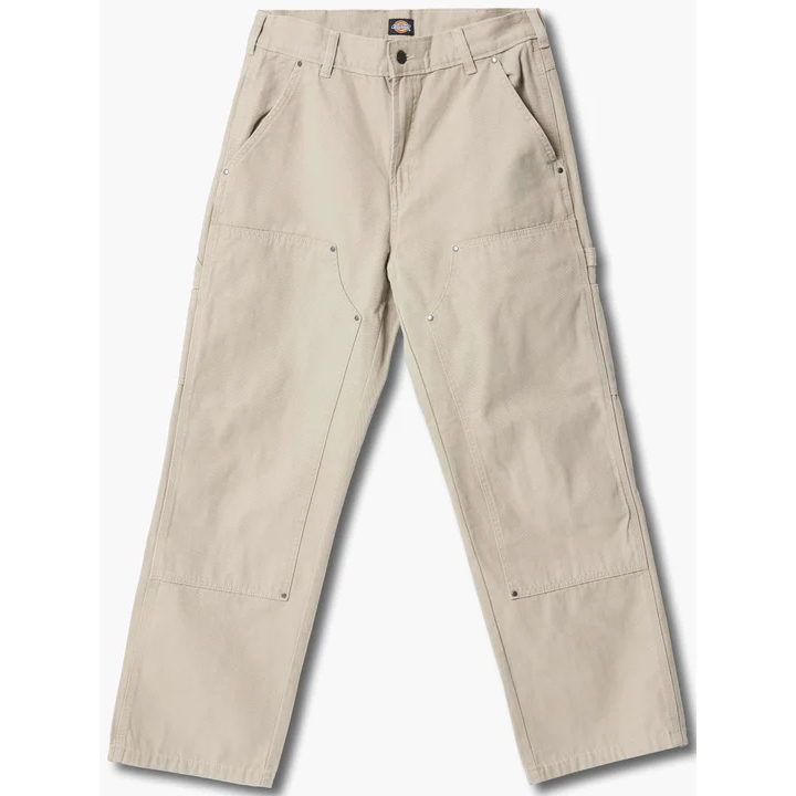 Dickies Pants M Double Knee Canvas Carpenter Desert Sand - DK0A87PE0DS1