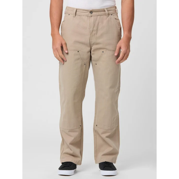 Dickies Pants M Double Knee Canvas Carpenter Desert Sand - DK0A87PE0DS1