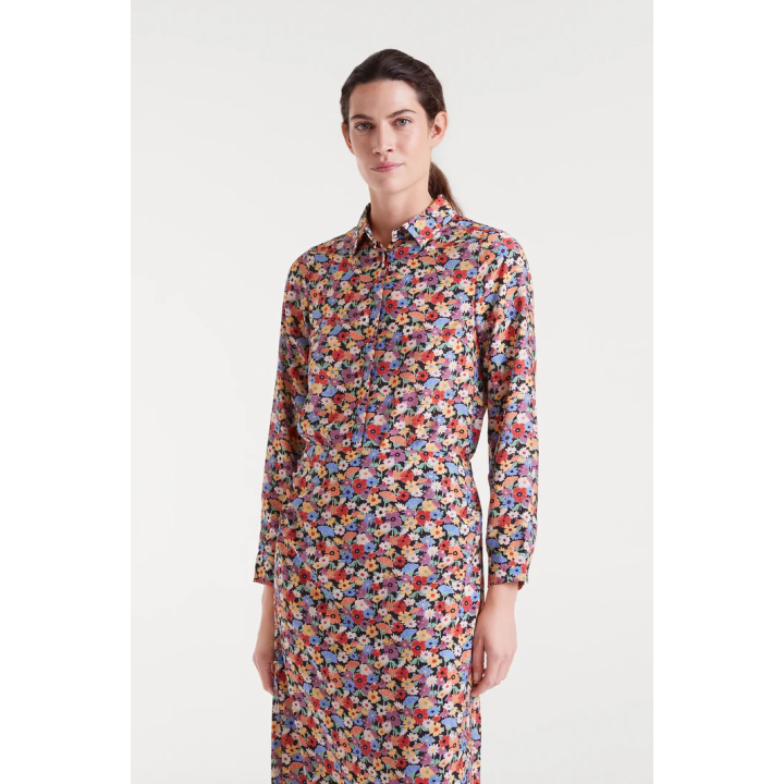 Compania Fantastica Shirt Hampton Small Print Lightweight Crepe - 53C/12006