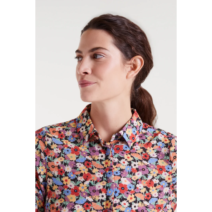Compania Fantastica Shirt Hampton Small Print Lightweight Crepe - 53C/12006