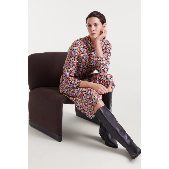 Compania Fantastica Shirt Hampton Small Print Lightweight Crepe - 53C/12006