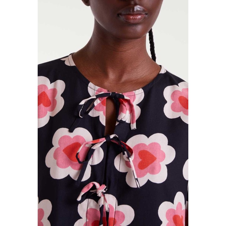 Compania Fantastica Short dress with sweetheart print - 53C/40004