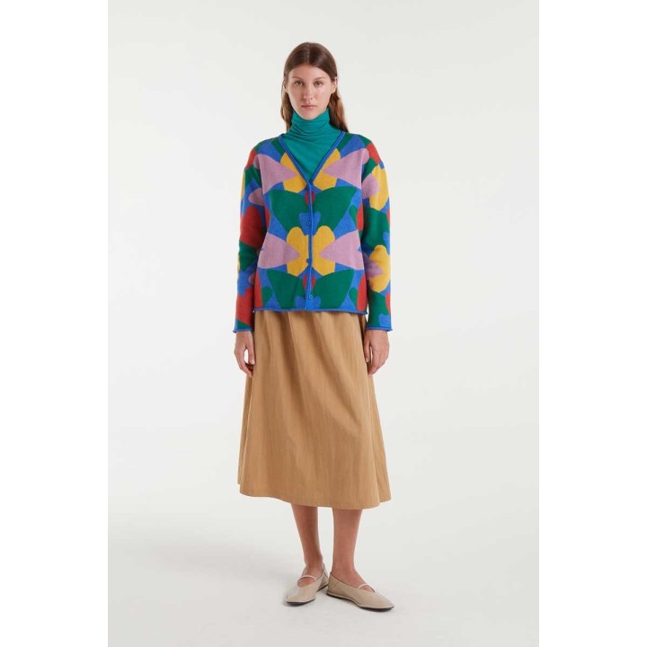 Compania Fantastica cardigan Jacquard with cupid print - 53C/10211