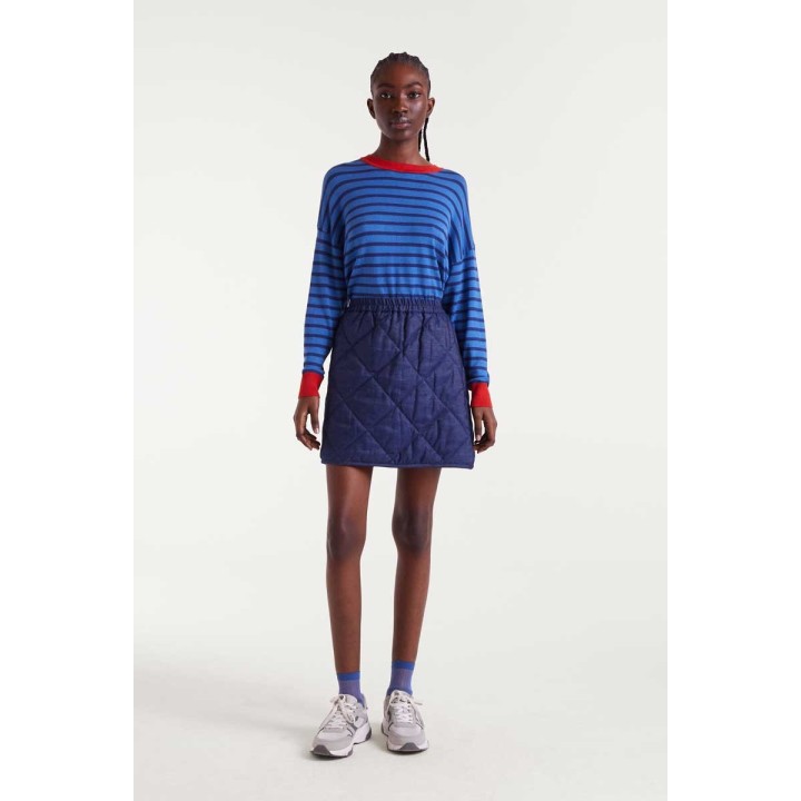 Compania Fantastica sweater Blue striped knit - 53C/10243