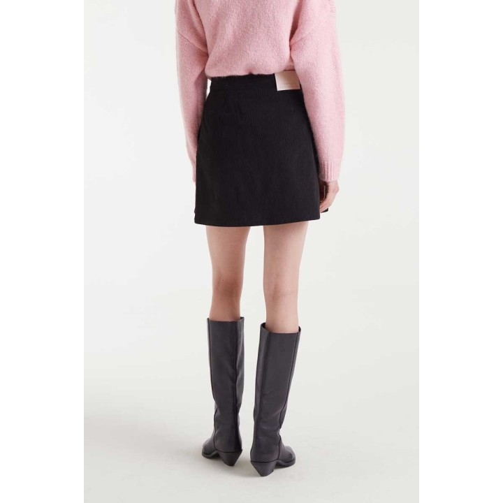 Compania Fantastica skirtShort black corduroy - 53C/11019