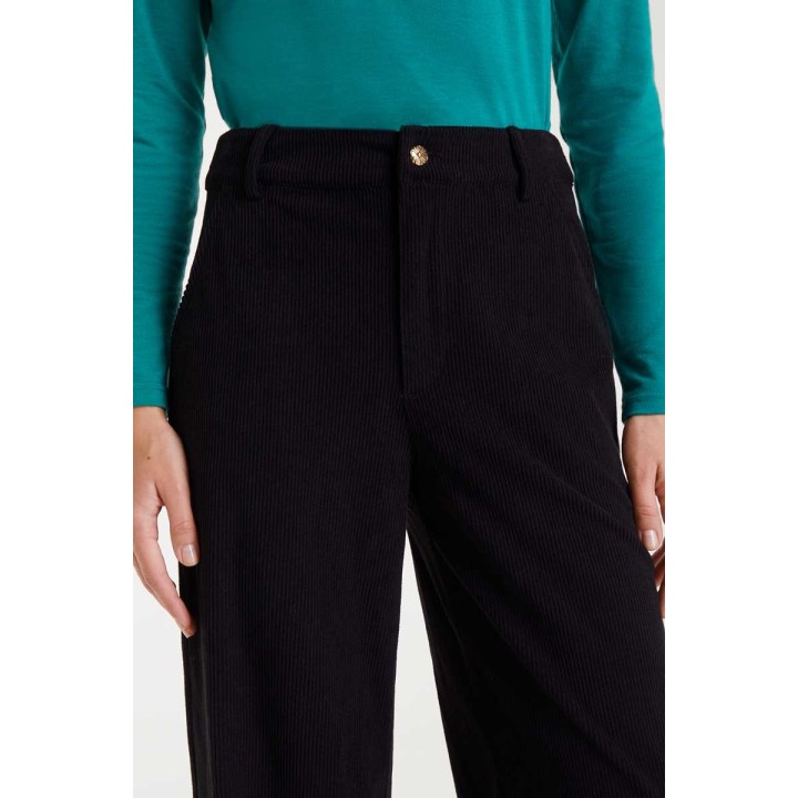 Compania Fantastica pants Black corduroy - 53C/11036