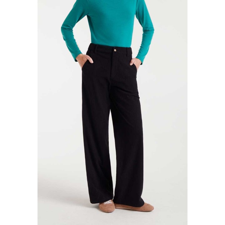 Compania Fantastica pants Black corduroy - 53C/11036