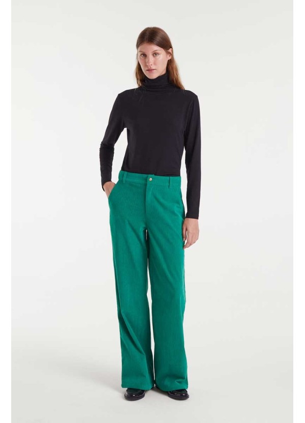 Compania Fantastica pants Green corduroy - 53C/11039