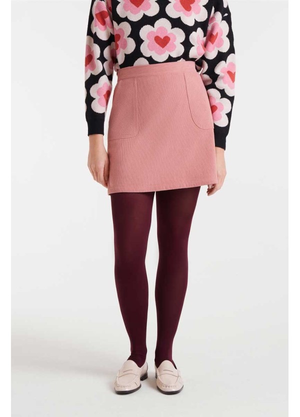 Compania Fantastica Skirt Short pink corduroy - 53C/11041