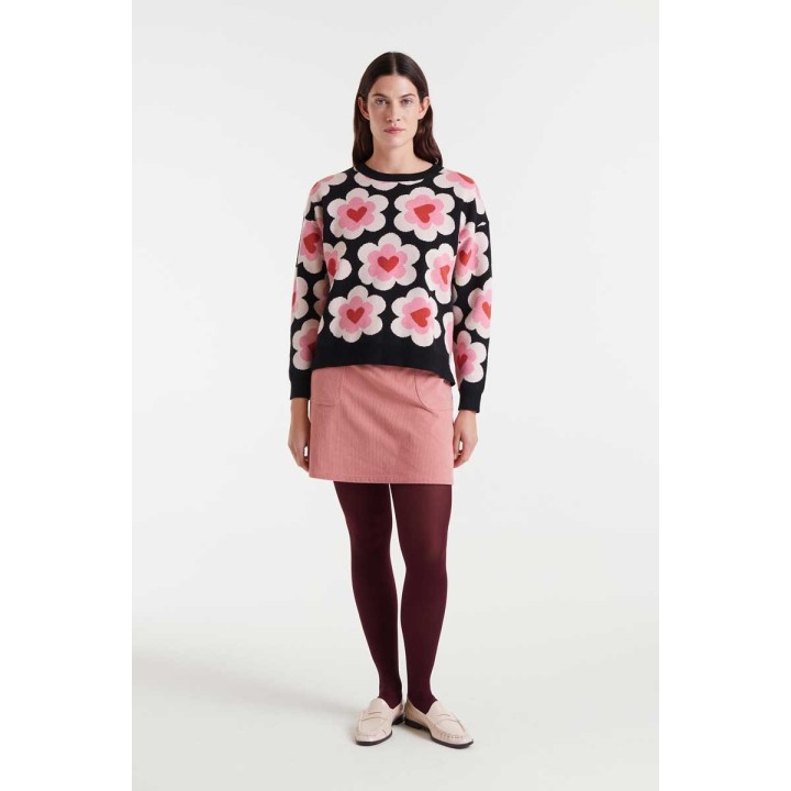 Compania Fantastica Skirt Short pink corduroy - 53C/11041