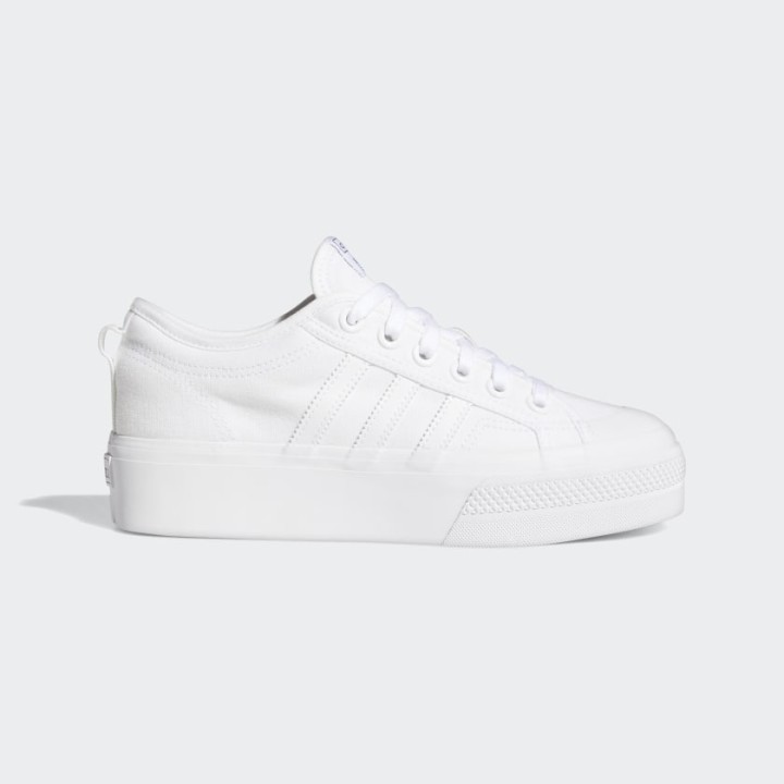 Adidas Originals Nizza Platform Women's Shoes -White (FV5322)