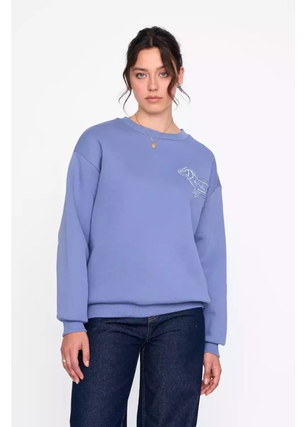 24 Colours Sweatshirt Blue - 50831a