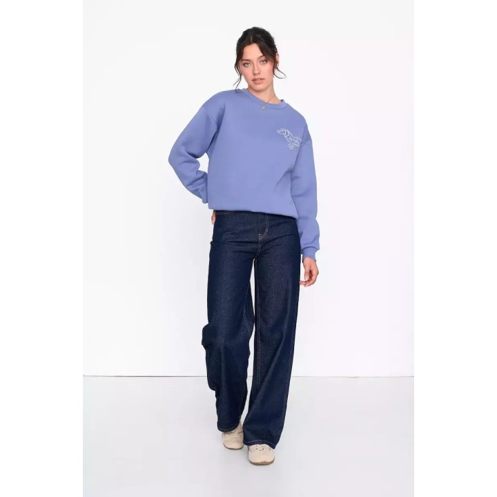 24 Colours Sweatshirt Blue - 50831a