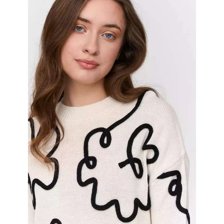 24 Colours Pullover White - 41316