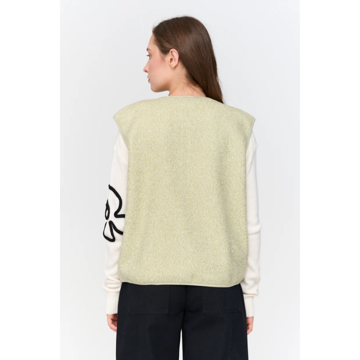 24 Colours Vest in green - 90511a.gr
