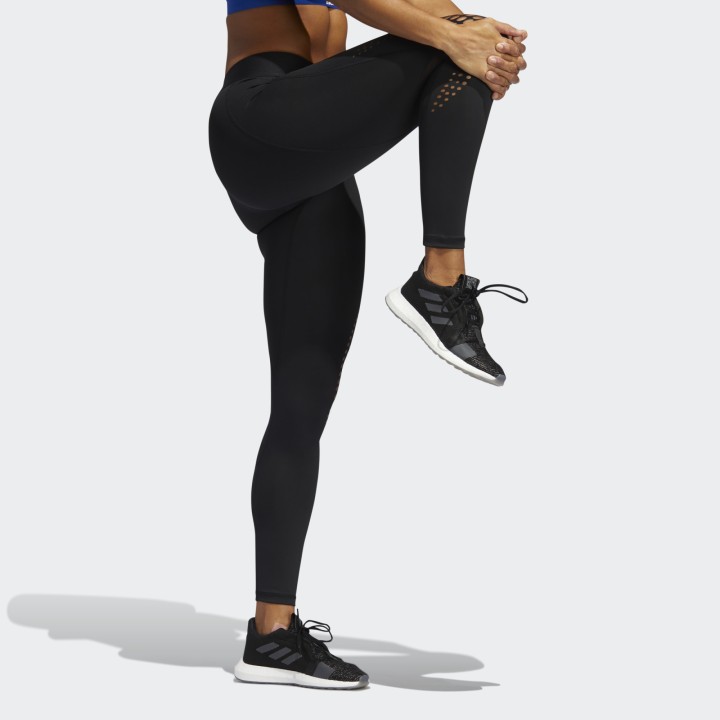 Adidas Originals Womens Alphaskin Laser Performance Tights (FT3139)