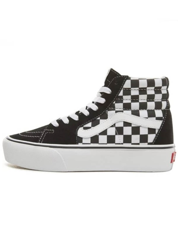Vans Sk8-Hi Platform 2.0 Shoes Checkerboard - Black/White (VN0A3TKNQXH)