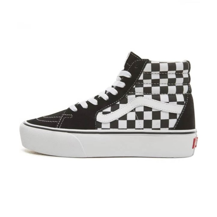 Vans Sk8-Hi Platform 2.0 Shoes Checkerboard - Black/White (VN0A3TKNQXH)