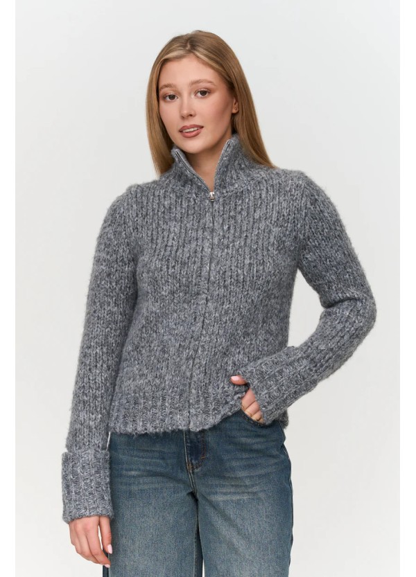 24 Colours Cardigan in gray - 41293b