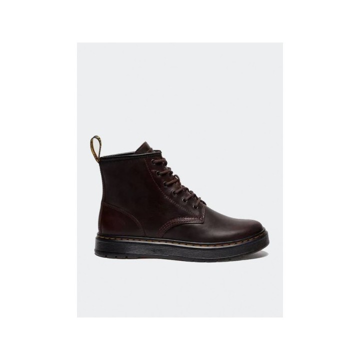 DR MARTENS Boots Brookline Crazy Horse Leather Chukka in Dark Brown - 41681200