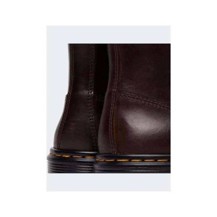 DR MARTENS Boots Brookline Crazy Horse Leather Chukka in Dark Brown - 41681200