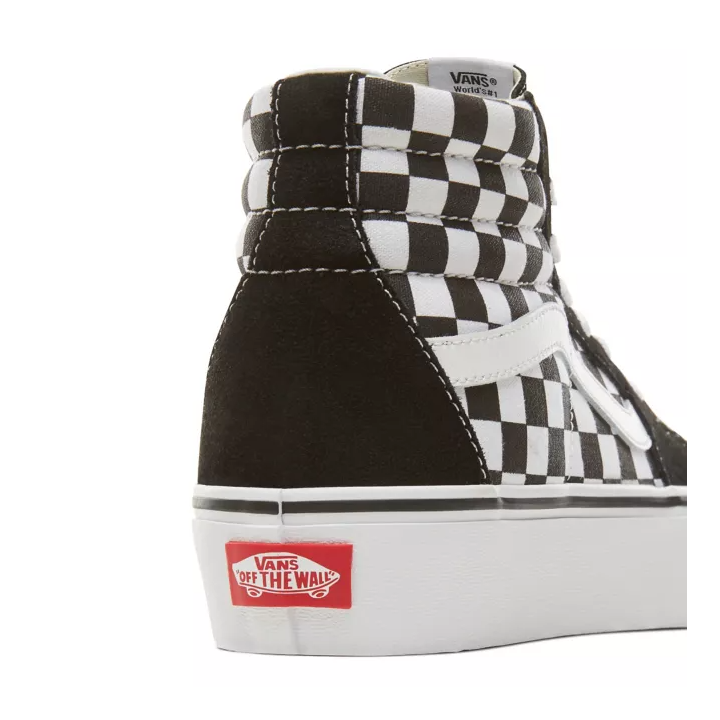 Vans Sk8-Hi Platform 2.0 Shoes Checkerboard - Black/White (VN0A3TKNQXH)