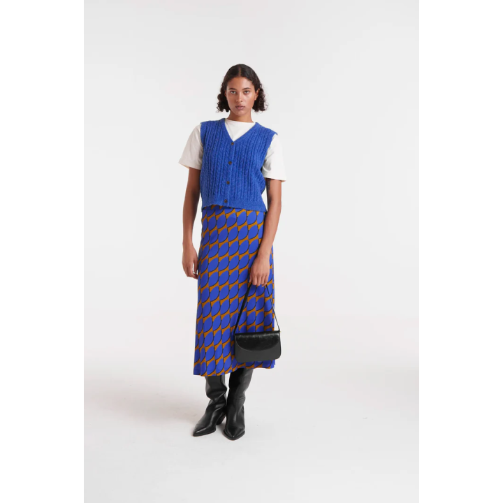 Compania Fantastica vest Blue knitted - 54C/10278
