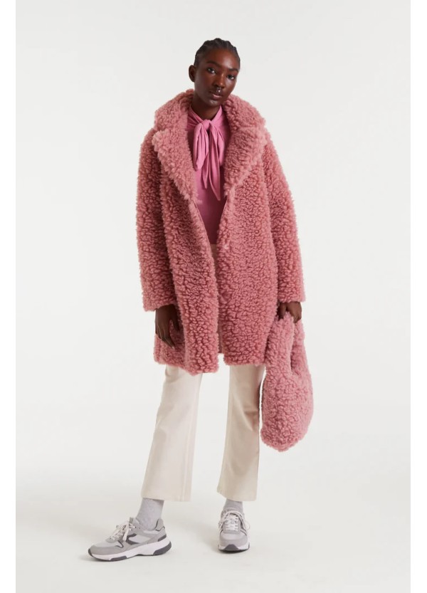 Compania Fantastica coat Pink sheepskin - 54C/11118