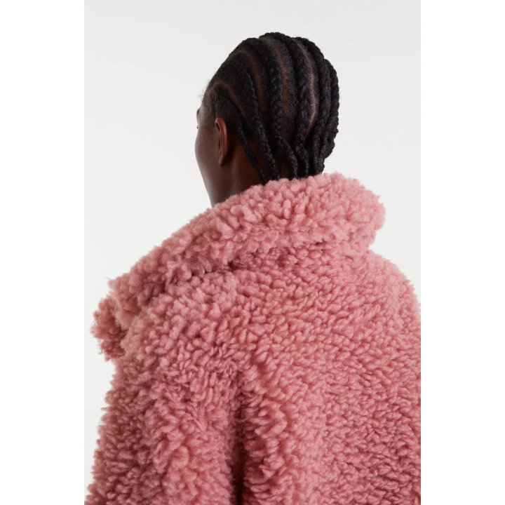 Compania Fantastica coat Pink sheepskin - 54C/11118