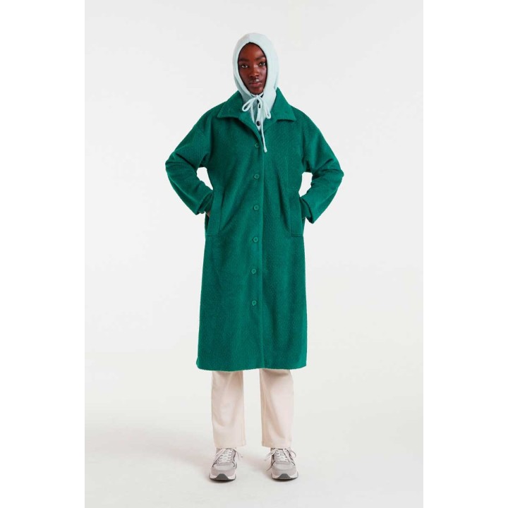 Compania Fantastica coat Long green - 54C/11166