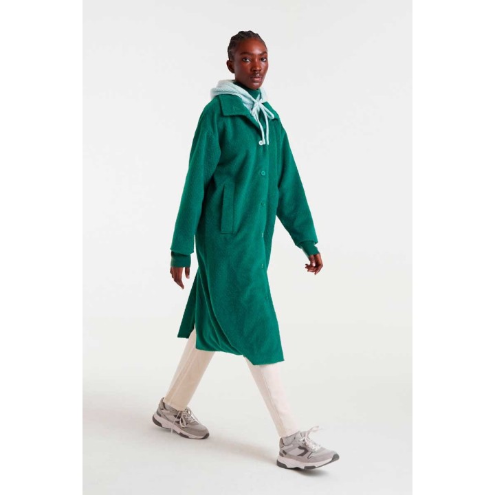Compania Fantastica coat Long green - 54C/11166