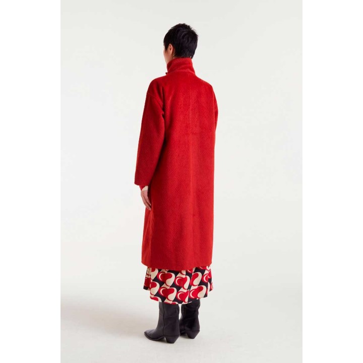 Compania Fantastica coat Long red - 54C/11167