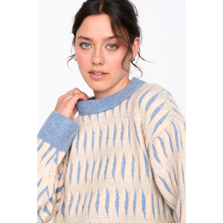 24 Colours sweater patterned - 41314a