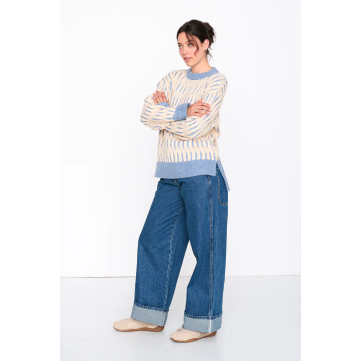 24 Colours sweater patterned - 41314a