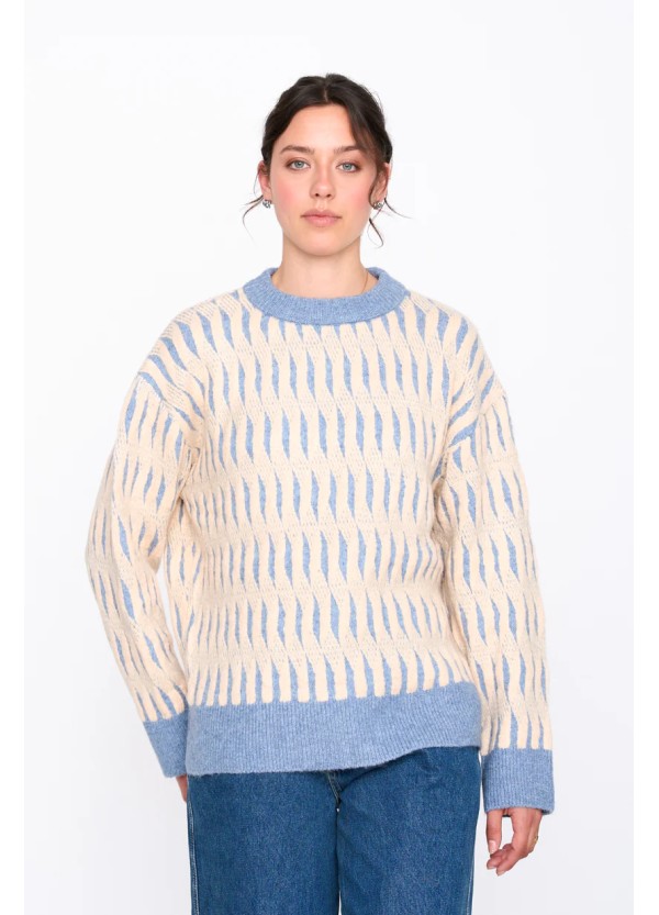 24 Colours sweater patterned - 41314a