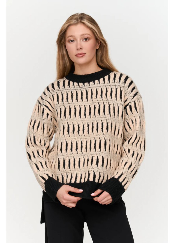 24 Colours sweater patterned - 41314b