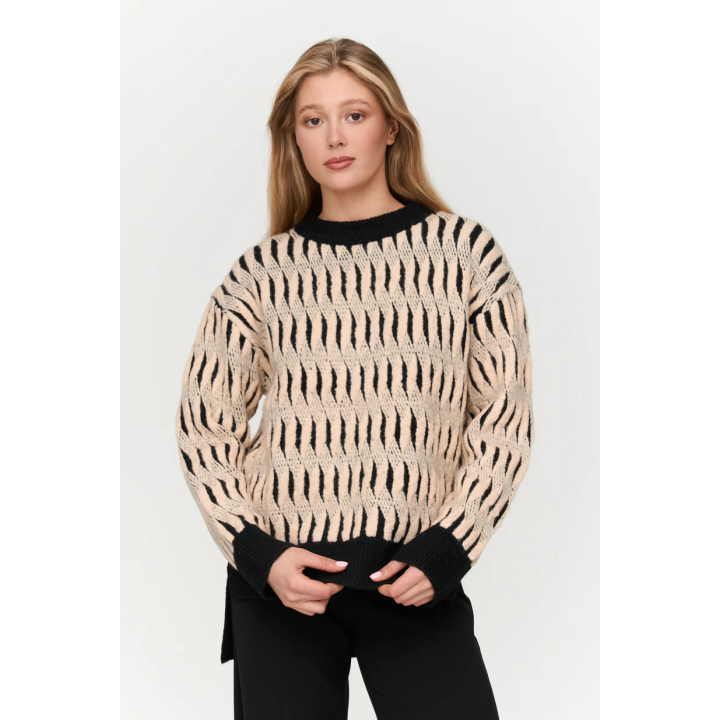 24 Colours sweater patterned - 41314b