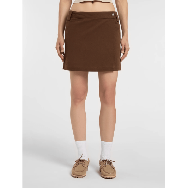 DICKIES UNION WRAP SKIRT TIMBER BROWN - DK0A88PA0TB1