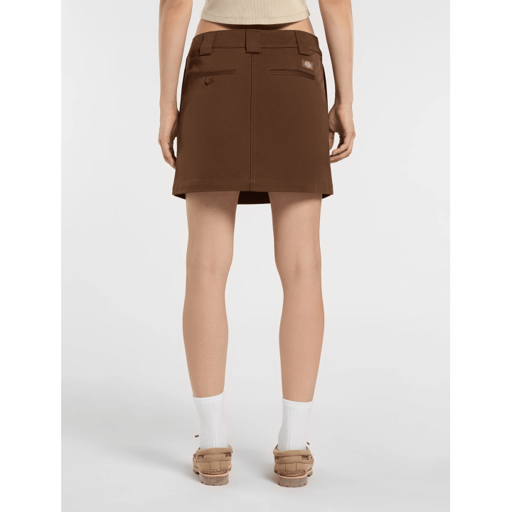 DICKIES UNION WRAP SKIRT TIMBER BROWN - DK0A88PA0TB1