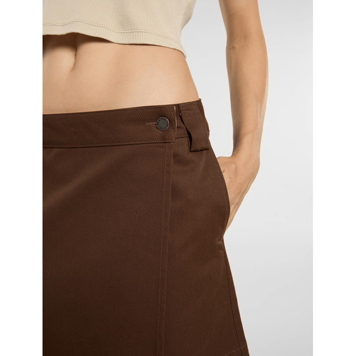 DICKIES UNION WRAP SKIRT TIMBER BROWN - DK0A88PA0TB1