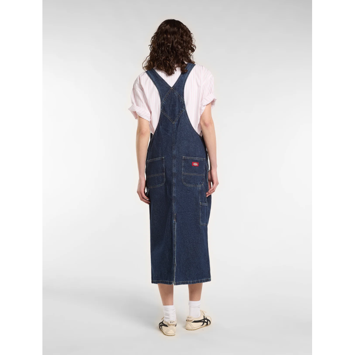 DICKIES DENIM BIB DRESS W DARK INDIGO - DK0A88IP0DD1
