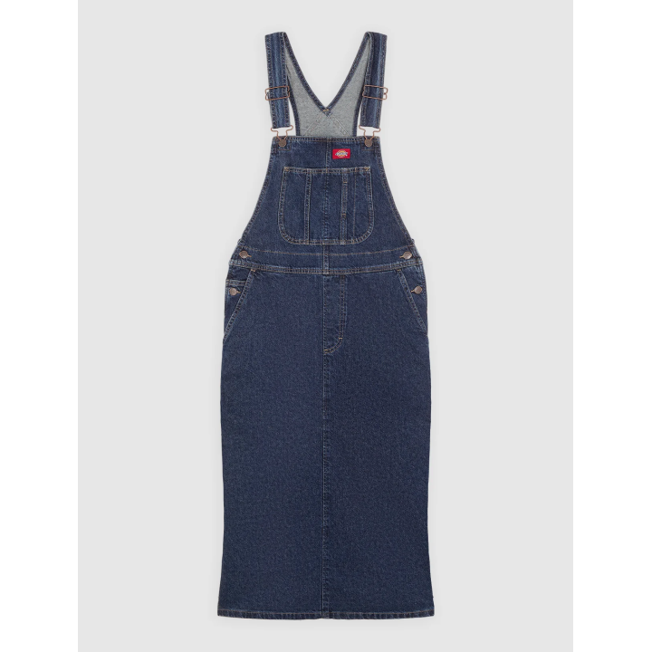 DICKIES DENIM BIB DRESS W DARK INDIGO - DK0A88IP0DD1
