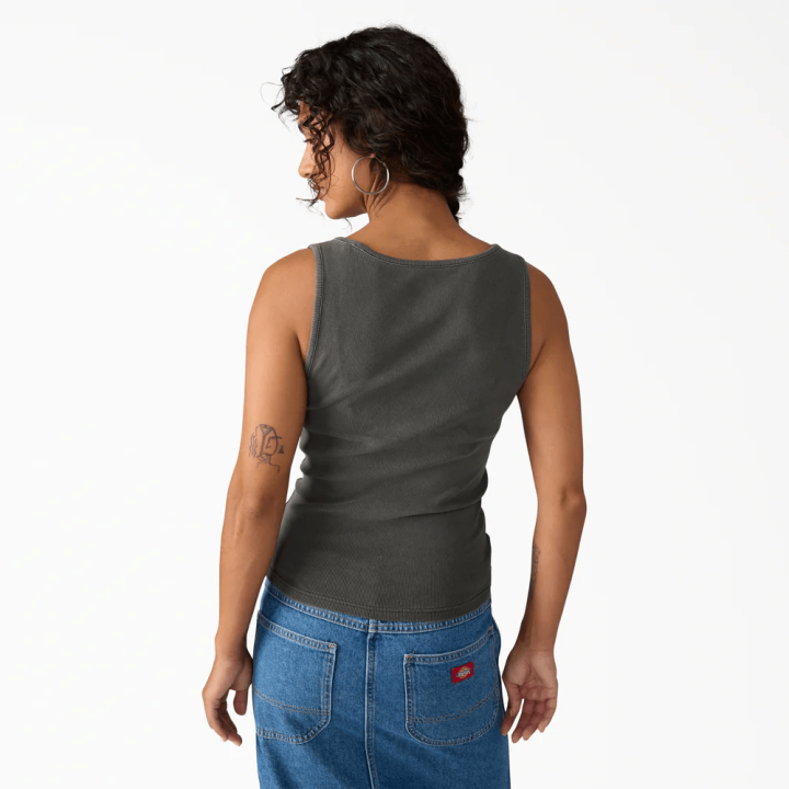 DICKIES PLAINVILLE TANK TEE W BLACK - DK0A88GMBLK1