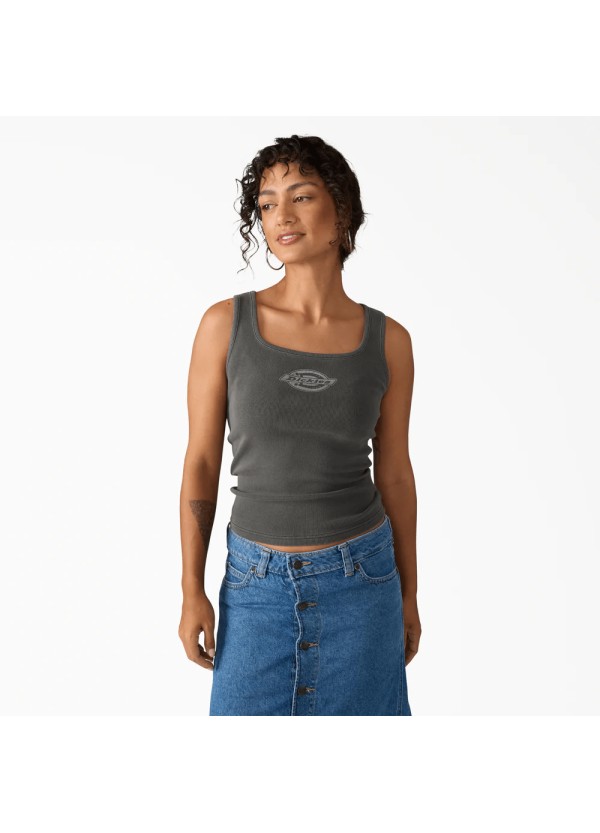 DICKIES PLAINVILLE TANK TEE W BLACK - DK0A88GMBLK1
