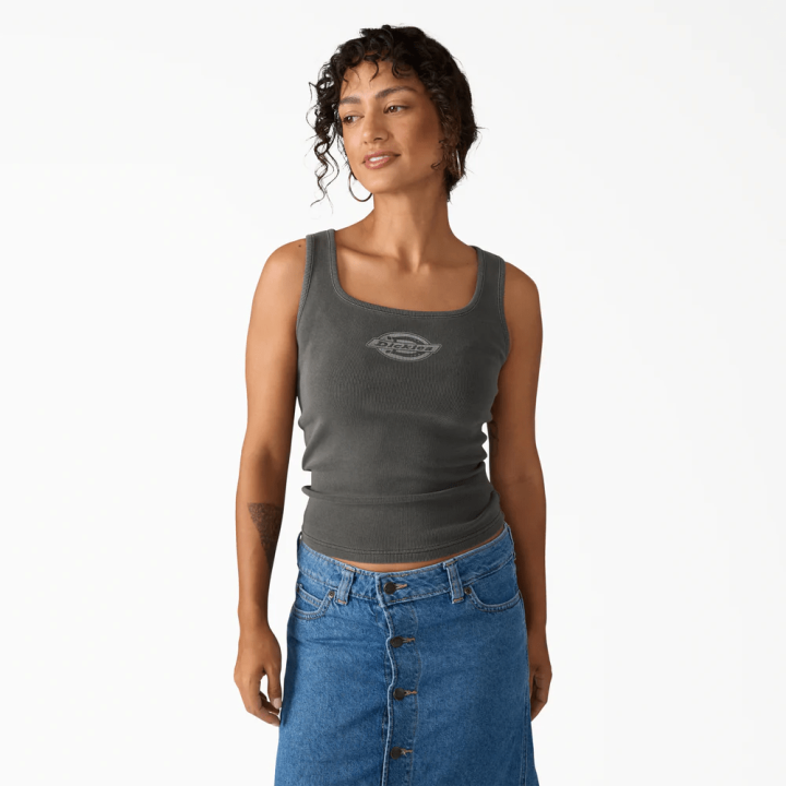 DICKIES PLAINVILLE TANK TEE W BLACK - DK0A88GMBLK1